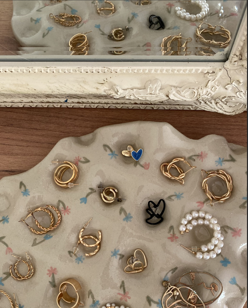 esimene keraamiline katsetus, ehete alus